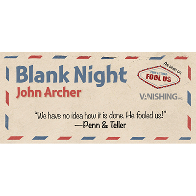 картинка Blank Night (Blue) by John Archer - Trick от магазина Одежда+