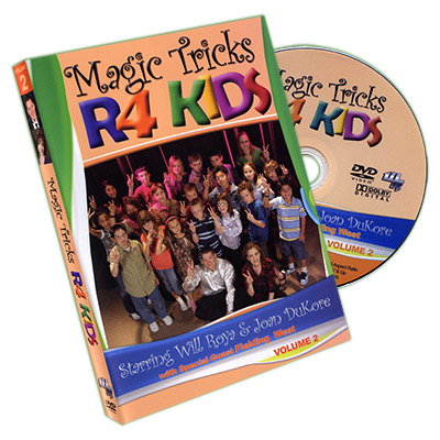 картинка Magic Tricks R 4 Kids Volume 2 by Will Roya & Joan DuKore - DVD от магазина Одежда+
