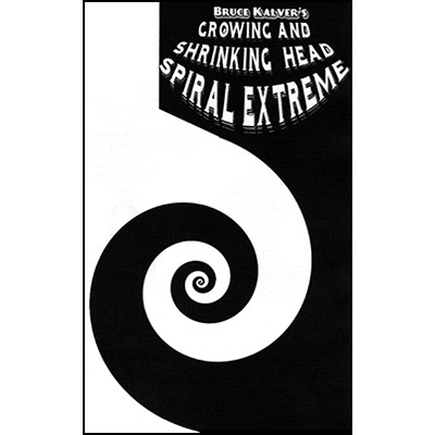 картинка Shrinking And Growing Head Spiral Extreme by Bruce Kalver - Trick от магазина Одежда+