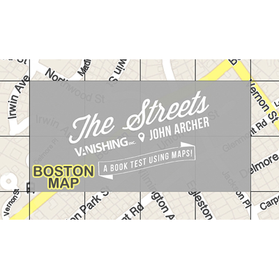 The Streets (Boston Map) by John Archer and Vanishing Inc. - Trick