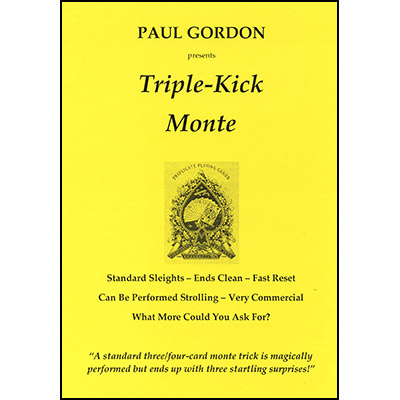 картинка Triple Kick Monte by Paul Gordon - Trick от магазина Одежда+