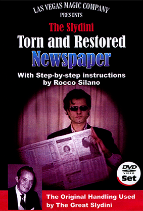Slydini Newspaper Tear (With DVD) by Rocco Silano - Trick