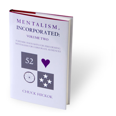 картинка Mentalism Incorporated Volume 2 book, Chuck Hickok от магазина Одежда+