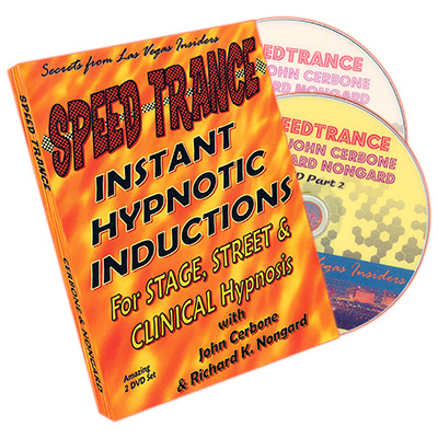 картинка Speed Trance: Instant Hypnotic Inductions (2 DVD Set) by John Cerbone and Richard Nongard - DVD от магазина Одежда+