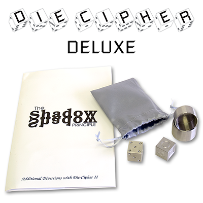 картинка Die Cipher Deluxe Set (Stainless Steel) ( Esp and Pip Die ) by Chazpro Magic - Trick от магазина Одежда+