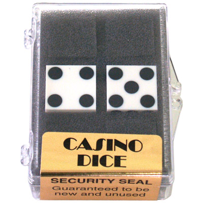 картинка Dice 2-Pack White Precision 19mm (Casino) - Trick от магазина Одежда+