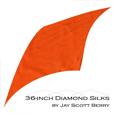 картинка 36" Diamond Silk, 100% Silk (ORANGE) by Jay Scott Berry - Tricks от магазина Одежда+