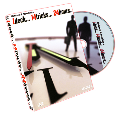 картинка 1 Deck 14 Tricks 24 Hours Volume 2 by Matthew J. Dowden & RSVP - DVD от магазина Одежда+