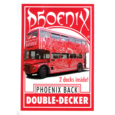 картинка Phoenix Parlour Double Decker (Red/Blue) by Card-Shark - Trick от магазина Одежда+