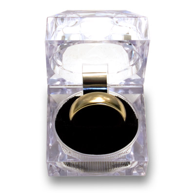 картинка Wizard PK Ring G2 (CURVED, GOLD, 20mm) by World Magic Shop - Trick от магазина Одежда+