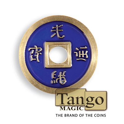 картинка Normal Chinese Coin made in Brass (Blue) by Tango -Trick (CH009) от магазина Одежда+