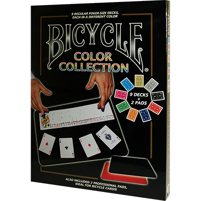 картинка Bicycle Color Collection (9 Decks, 2 Close Up Pads) - Tricks от магазина Одежда+
