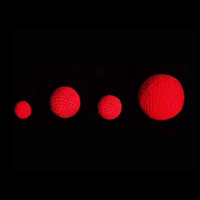 1.5" Crochet Balls (Red) by Uday - Trick