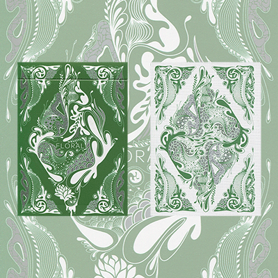 картинка Floral Deck (Green) by Aloy - Trick от магазина Одежда+