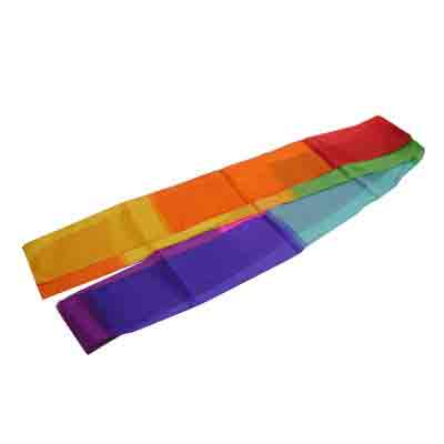 картинка 4"x5m Multicolor Silk Streamer от магазина Одежда+