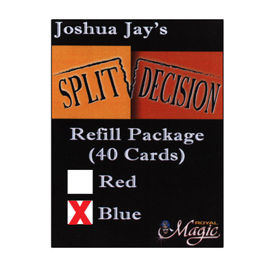 картинка REFILL Blue for Split Decision by Joshua Jay - Trick от магазина Одежда+