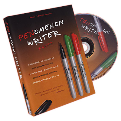 PENomenon Writer (Green, Gimmick and DVD)  by Menny Lindenfeld and Koontz  - DVD