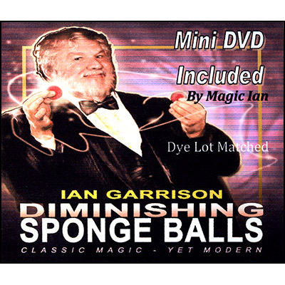 картинка Diminishing Sponge Balls (Balls and DVD) by Ian Garrison - DVD от магазина Одежда+