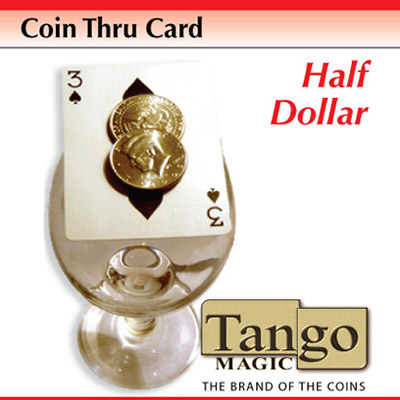 Coin Thru Card (Half Dollar w/DVD) (D0016) Tango