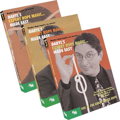 Rope Magic Made Easy (3 volume set) by Daryl & Murphy's Magic Supplies - DVD