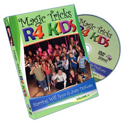 картинка Magic Tricks R 4 Kids - Volume 3 by Will Roya and Joan DuKore - DVD от магазина Одежда+