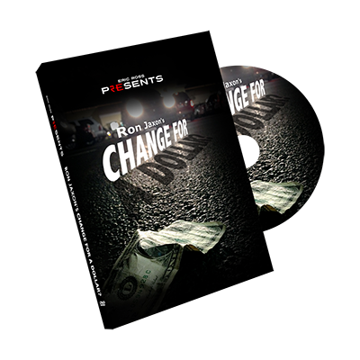 картинка Change for a Dollar (DVD & Gimmick) by  Ron Jaxon & Eric Ross  - Trick от магазина Одежда+