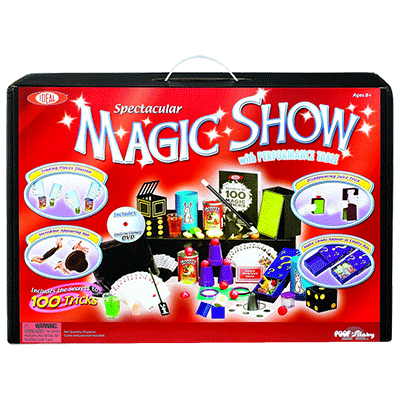 картинка Spectacular 100 Trick Magic Suitcase (0C4769) by Ideal от магазина Одежда+