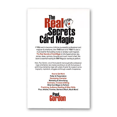картинка The Real Secrets of Card Magic by Paul Gordon - Book от магазина Одежда+