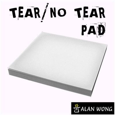 картинка No Tear Pad (Small, 3.5 X 3.5, Tear/No Tear Alternating) by Alan Wong - Trick от магазина Одежда+