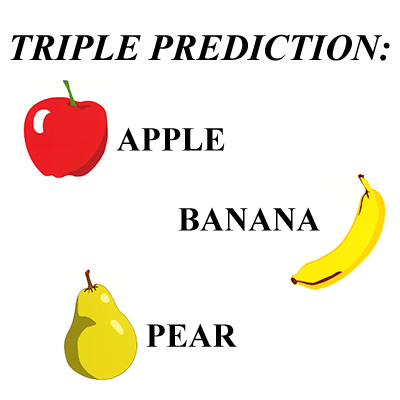 картинка Apple, Banana, Pear by Ickle Pickle Products - Trick от магазина Одежда+