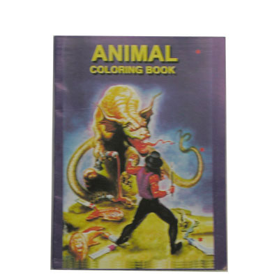 Micro Coloring Book (Animal) size 4x6. by Uday.