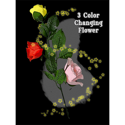 картинка Three Color Changing Floating Flower by JL Magic - Trick от магазина Одежда+