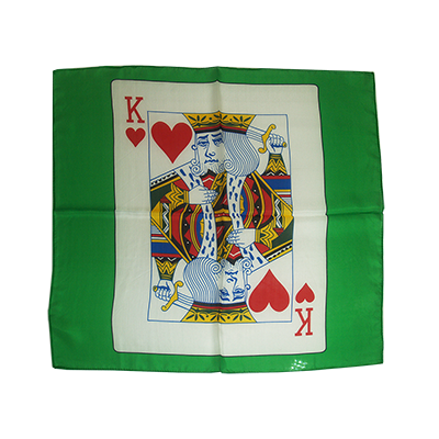 Card Silk 24" (King of Hearts) by Stolina Magic - Trick