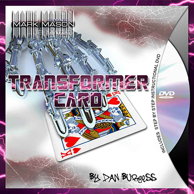 Transformer Card (Blue Card and DVD) by Mark Mason and JB Magic - DVD