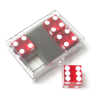 картинка Dice 4-pack Red Near-precision 19mm (casino) от магазина Одежда+