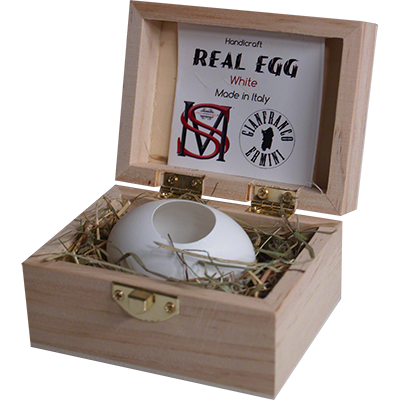 картинка Real Egg (White) by Gianfranco Ermini & Stratomagic - Trick от магазина Одежда+