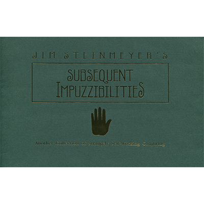 Subsequent Impuzzibilities by Jim Steinmeyer - Book