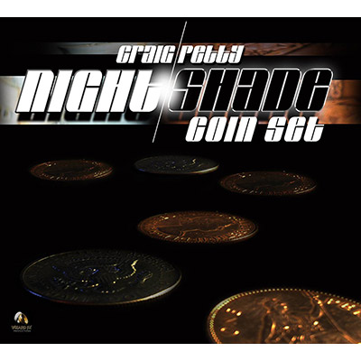 картинка Night Shade Coin Set (Coins and DVD) by Craig Petty and World Magic Shop - DVD от магазина Одежда+