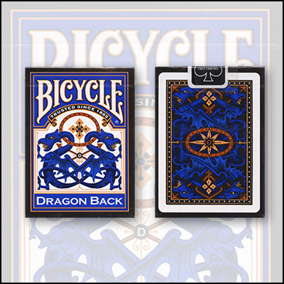 картинка Bicycle Dragon Back Cards (Blue) by USPCC - Trick от магазина Одежда+