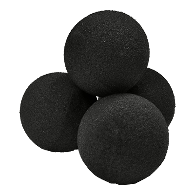 картинка Ultra Soft (2 Inch, Black, 4 Balls) by Goshman от магазина Одежда+