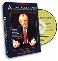Advanced Card Control Series Vol 7: False Counts by Allan Ackerman - DVD