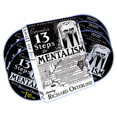 картинка 13 Steps To Mentalism (6 DVDs) by Richard Osterlind - DVD от магазина Одежда+