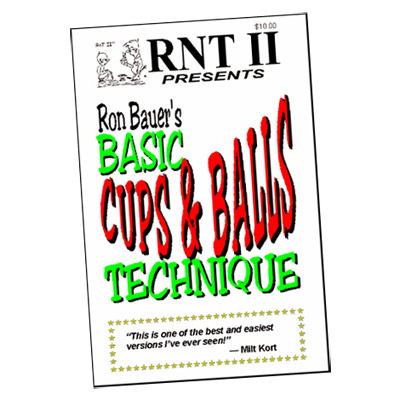 картинка Basic Cups & Balls Technique book - Ron Bauer от магазина Одежда+