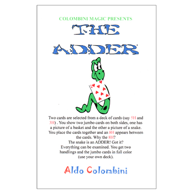 картинка The Adder by Wild-Colombini - Tricks от магазина Одежда+