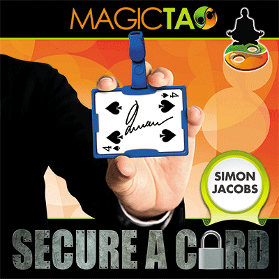 картинка Secure A Card (Blue) by Simon Jacobs and MagicTao - Trick от магазина Одежда+