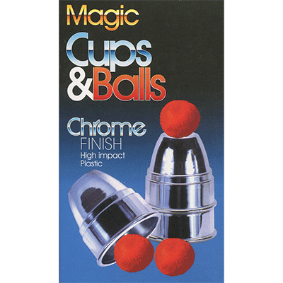 картинка Chrome Cups & Balls (plastic) by Loftus Magic - Trick от магазина Одежда+