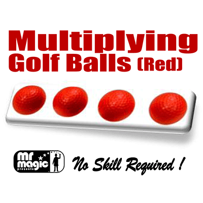 картинка Multiplying Golf Balls (Red) by Mr. Magic - Trick от магазина Одежда+