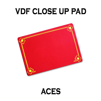 картинка VDF Close Up Pad with Printed Aces (Red) by Di Fatta Magic - Trick от магазина Одежда+