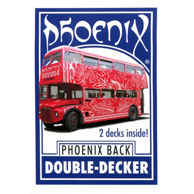 картинка Phoenix Double Decker Two Way (Blue) by Card-Shark - Trick от магазина Одежда+