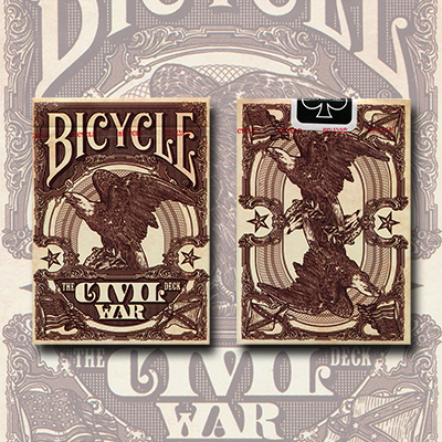 картинка Bicycle Civil War Deck (Red) by US Playing Card Co - Trick от магазина Одежда+